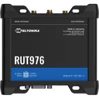 Teltonika RUT976 - Trådløs router - mesh - WWAN 4-port switch - 5G, LTE - 4G, 5G - DIN monterbar på skinne, væg-monterbar, overflademonterbar