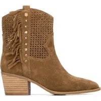Carmela Carmelatil kvinder. 16315003-CAMEL Ankelstøvler i læder 163150 brun (38), 3-5 cm, Splittet læder, Lynlås, Casual