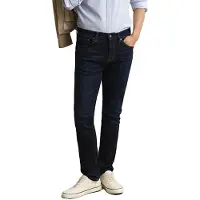 Gant Ganttil mænd. 1000010 Slim Fit Jeans Mørkeblå (40/34), Casual, Bomuld, Denim