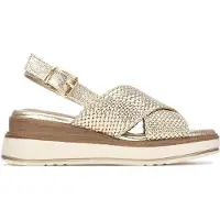 Xti Xtitil kvinder. 14525201-ORO Sandaler 145252 guld (36), Guldfarvet, Stof, 3-5 cm, Spænder, Casual, Sport