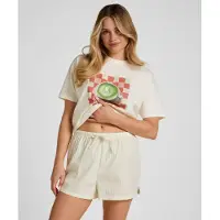 Hunkemoller Pyjamasbukser pastelgrøn / hvid