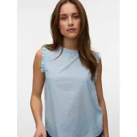 Vero Moda Bluse 'VMTrine' lyseblå
