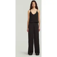G-Star G-Startil kvinder. D27874-D609-6484 Jumpsuit Spaghetti Strap Loose sort (XL), Casual, Bomuld, Uden ærmer/stropper