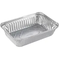 Plus Pack Foliebakke, , 1-Compartments Rektangulær 890 ml,207x141x41mm aluminium, aluminium, pakke a