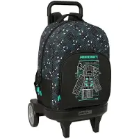 Safta Compact Evolutive Extraible Minecraft Screen 33l 45x33x22 Cm Rygsæk Med Hjul