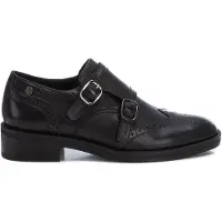 Carmela Carmelatil kvinder. 16196302-NEGRO Mokkasiner i læder 161963 sort (36), Fast, 1-3 cm, Spænder, Casual, Party, Klassisk