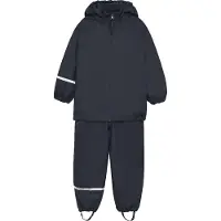 CeLaVi Regntøj m. Seler/Fleece - Recycle PU - Rubber - - 100 - Regntøj