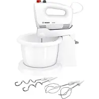 Bosch CleverMixx MFQ2600W - Mixer - 375 W - hvid/rød