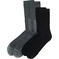 Lundhags Merino Trekking Sock Combo Mid, vandrestrømper, unisex, grå/sort