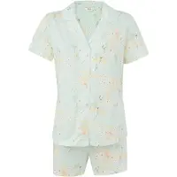Dagi Shorty grøn / mint / pastelorange / offwhite