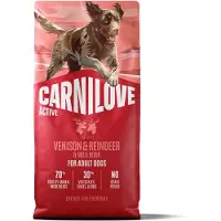 Carnilove Active Adult All Breeds hjort med rensdyr og vildsvin hundefoder