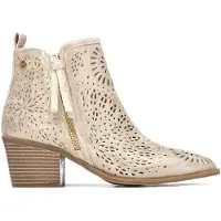 Xti Xtitil kvinder. 14532704-ORO Ankelstøvler 145327 guld (37), Beige, 3-5 cm, Lynlås, Casual