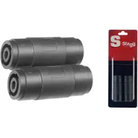 Stagg Female Speaker Plug/Female Speaker Plug Adapter (Pack of 2)