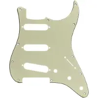 Fender 11-hullers Moderne Stratocaster Slagplade S/S/S Mint Green