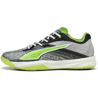 Puma Accelerate NITRO SQD 5 Launch Edition Indoor Shoes Unisex, Shoes, White/Black, 40.5