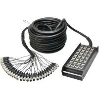 C2G flerleder-kabel (værdi.1291750) 30 m AH Cables K28C30 antal indgange: 24 x, antal udgange: 4 x