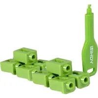 Lindy Sfp & Key Blokering 10 Enheder