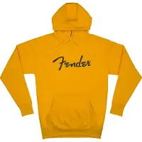 Fender Spaghetti Small Logo Zip Hoodie Butterscotch Blonde L