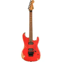 Charvel Pro-Mod Relic San Dimas Style 1 HH FR PF Weathered Orange