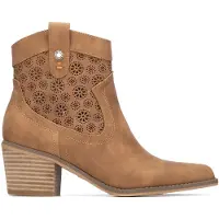 Refresh Refreshtil kvinder. 17515001-CAMEL Ankelstøvler 175150 brun (40), 3-5 cm, Lynlås, Casual