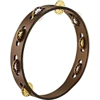 Meinl Vintage Tambourine Hammered jingles Walnut Brown