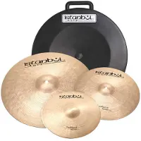 Istanbul agop Traditional Cymbal Set With Bag & Gibraltar 4000 Lightweight Stands