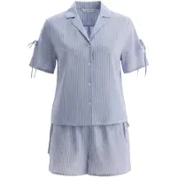 Dagi Pyjamas lyseblå / hvid