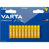 Varta Longlife AAA / LR03 batteri 10-pak