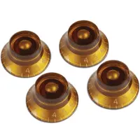 Gibson Top Hat Knobs for Electric Guitar 4 Pack Amber