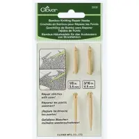 Clover 3009 Needlecraft Bambus strikke reparationskroge