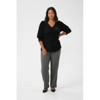 KAFFE CURVE Bluse 'KC Cacanna' sort