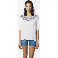 KOROSHI Bluse navy / hvid