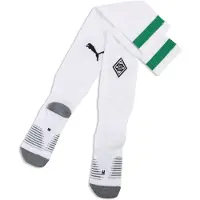 Puma Borussia Mönchengladbach 26/27 Socks Men, Clothing, White/Archive Green, 39-42