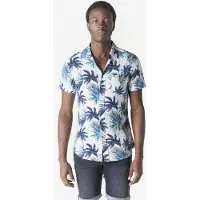 KOROSHI Skjorte navy / azur / hvid