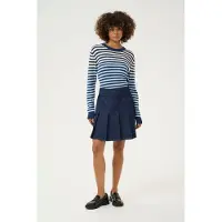 Culture Nederdel 'Bink Roselle' blue denim