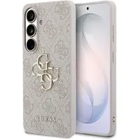 GUESS Samsung Galaxy S26 4G Big Metal Logo Hybrid Cover - Pink
