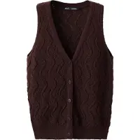 Mango Strikvest 'SITONA' brun