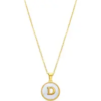 Luxenter Kæde 'Alphabet D' hvid