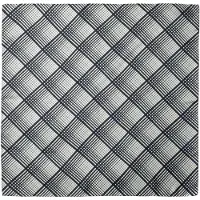Selected Tørklæde mørkeblå / sort / offwhite