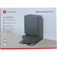 Roborock Qrevo Plus, Poseløs, Sort, Rund, Støvpose, 0,33 L, 63 dB