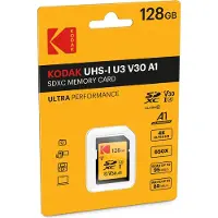 Kodak Sd 128gb Uhs-i U3 V30 Ultra Hukommelseskort