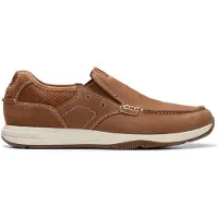 Clarks Shoes Clarkstil mænd. 26176975 Sailview Step bådsko i læder, brun (40), Fast, Ingen, Casual
