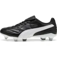 Puma King Liga Sg - Sort/Hvid/Silver - Soft Ground (Sg), størrelse 44