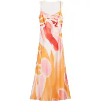 Desigual Kjole orange / lyserød / rød