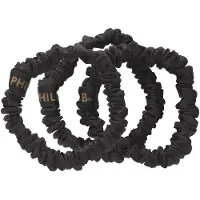 Philip B . - Petite Black Scrunchie ( set of three)