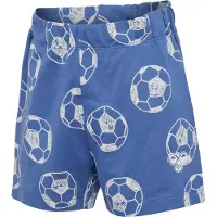 Hummel Shorts - Dutch Blue m. Fodbolde - - 5 år (110) - Shorts