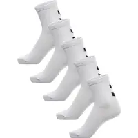 Hummel Strømper - hmlMake My Day - 5-pak - Hvid m. Logo - - 37/40 - Strømper