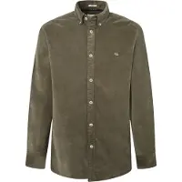 Pepe Jeans Pepe Jeanstil mænd. PM308730 Miller grøn skjorte (S), Casual, Bomuld, Lange ærmer