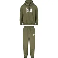 TAPOUT Joggingdragt 'Terraza' oliven / hvid