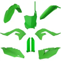 Polisport Off Road Mx Full Kawasaki Kx250f 21-23/kx450f 19-23 91497 Plastikkit